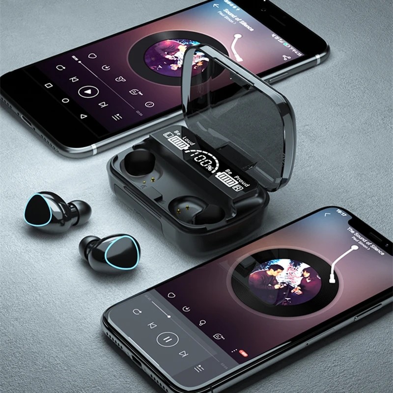 MEUYAG TWS Wireless Earphones - Bluetooth Noise Canceling Stereo Headphones