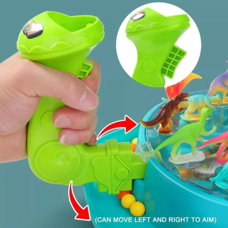 Educational Toys for Children Dinosaur Shooting Duel - Dinosaur Battle Games - Dino Shooting Ball