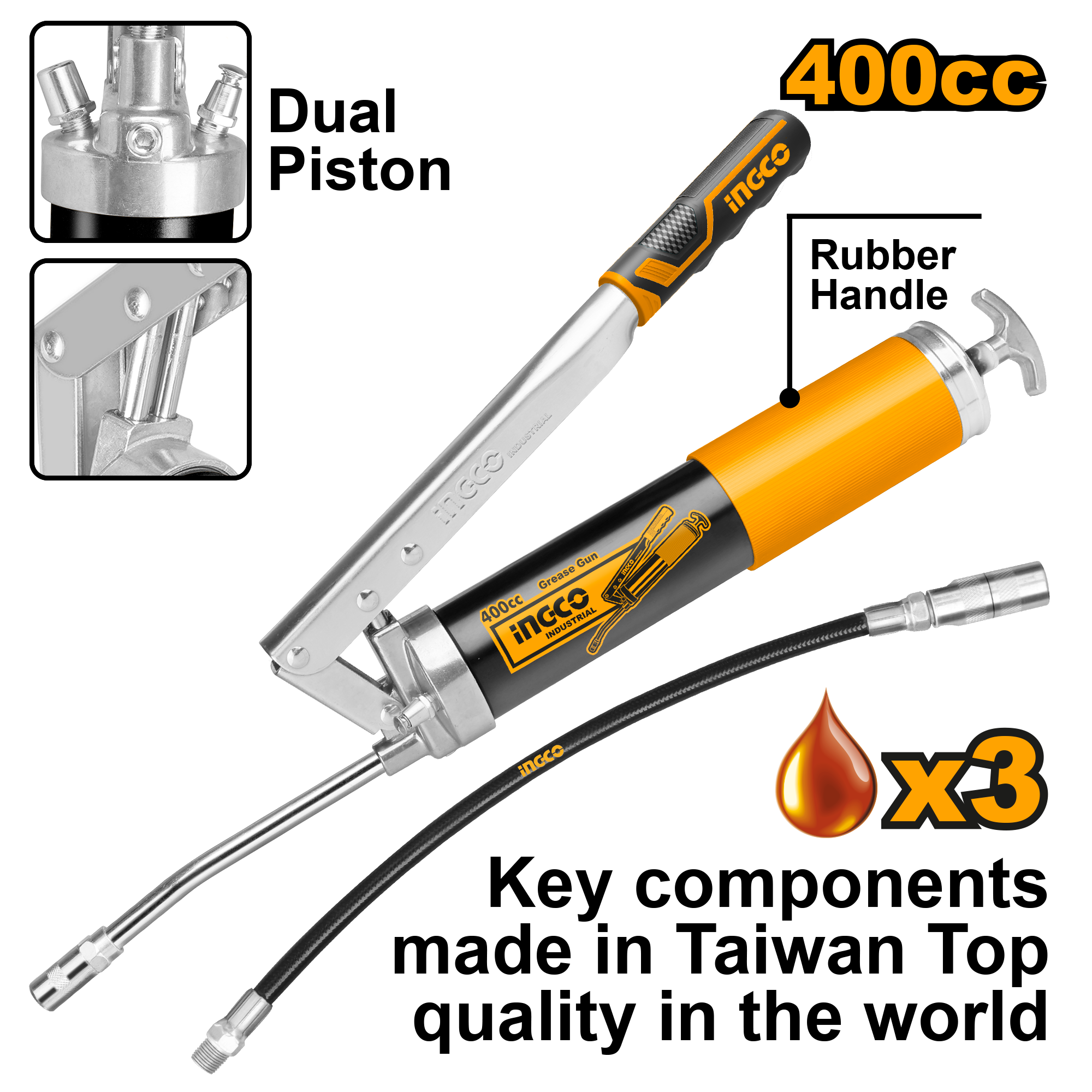 Grease gun 400cc/