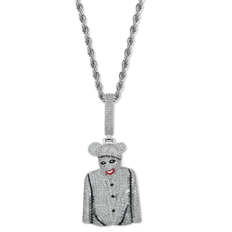Men's zircon pendant