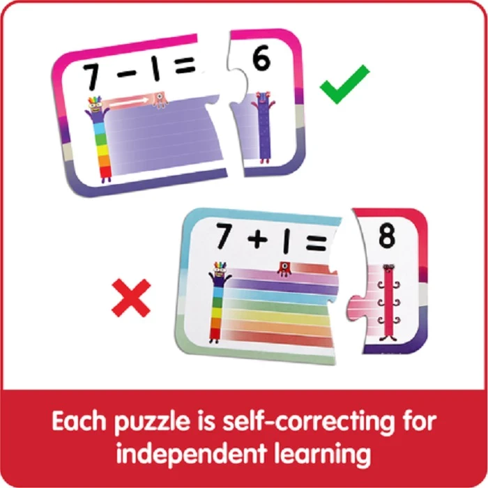 Hand2Mind Numberblocks Adding and Subtracting Puzzle Set