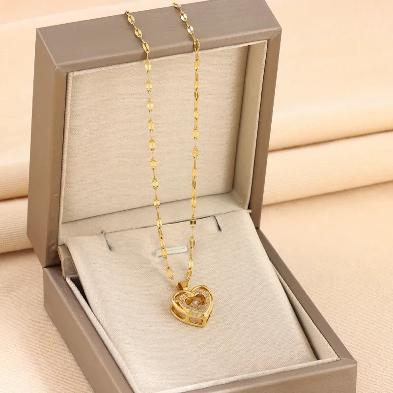 Double-layer Smart Love Pendant Jewelry Woman