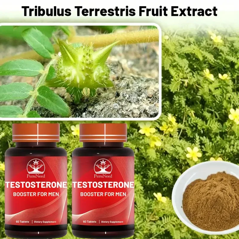 120 Tablets NIGHT POWER Testosterone Booster - Horny Goat Weed Extract, Tribulus Terrestris Fruit Extract For Muscle Health, Energy, Testosterone Support, Prostate Health, Vitality, Inner Strength & Men's Confidence