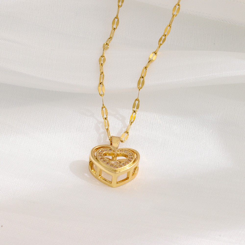 Double-layer Smart Love Pendant Jewelry Woman