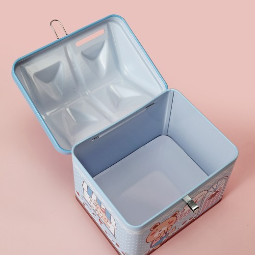 Piggy Bank House Shape Tinplate Piggy Bank