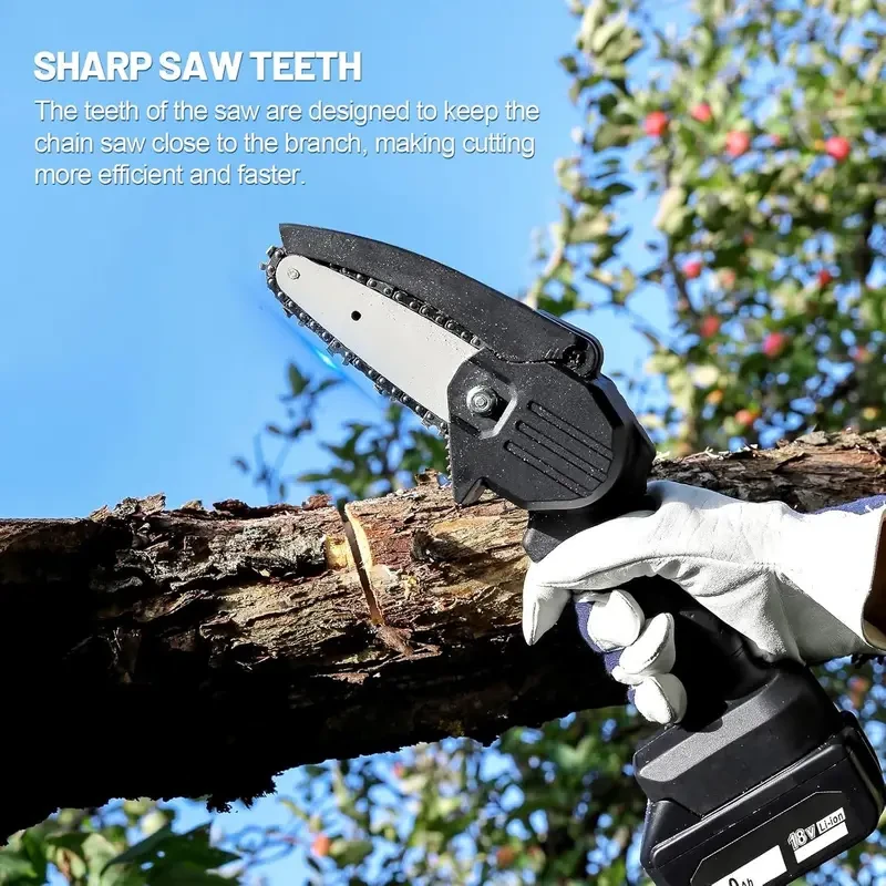 Cordless Chainsaw 5pcs 6-Inch Chainsaw Chains