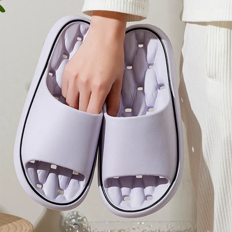 Non-slip Design Bathroom Slippers Home For Women Men
