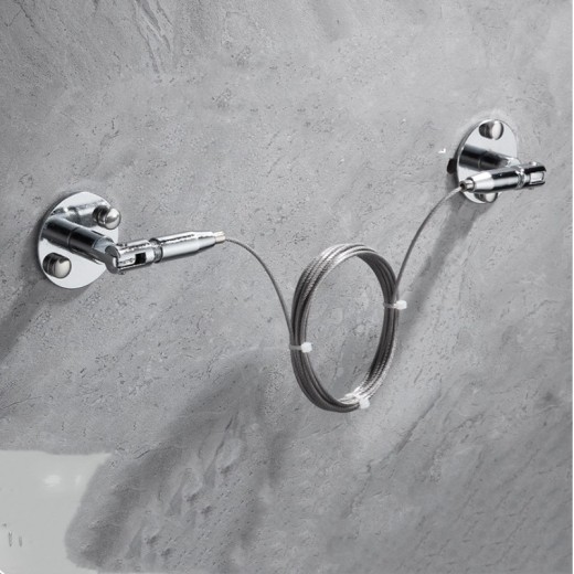 Balcony Invisible Punch-free Shrinkage Clothesline