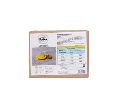 PASTA GIRASOLI MUSHROOM 1KG (RANA FRZRAMGG1KG) [FZN]