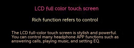 Smart Screen Noise-reduction Bluetooth Headset Smart Sports Waterproof And Sweatproof Ultra-long Life Battery For JBL