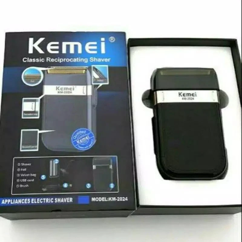 Kemei KM-2024 Shaver Waterproof Tool Shaver Beard