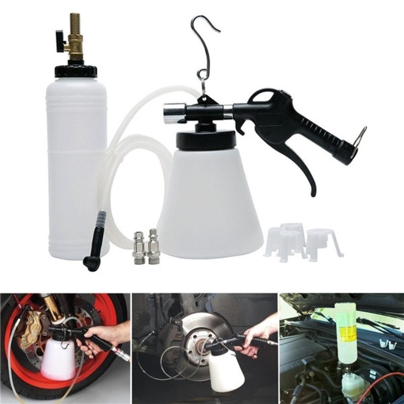Pneumatic Car Brake Fluid Bleeder Tool Brake Oil Replacement Kit