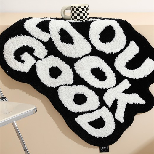 Letter Flocking Simple Home Carpet
