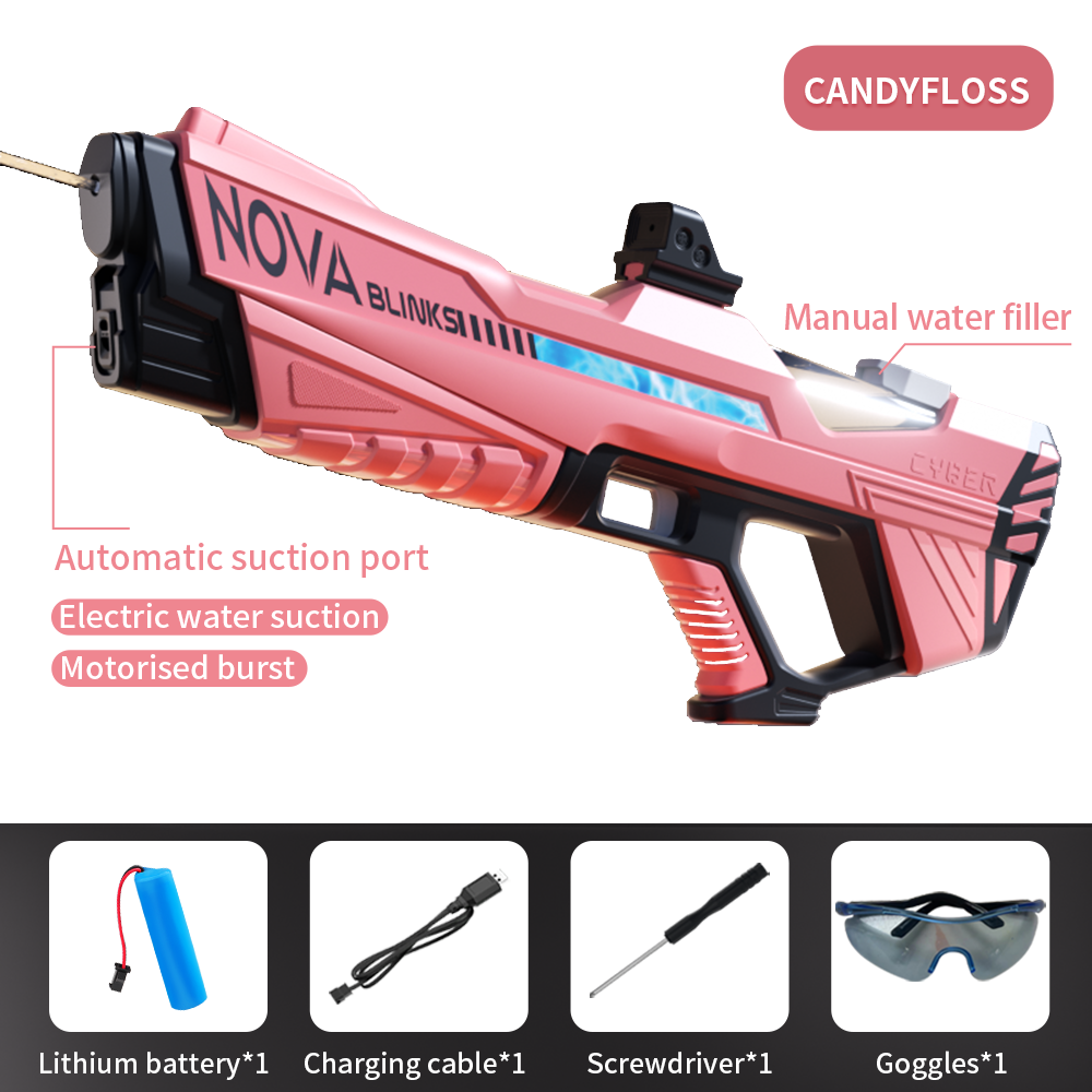 Extra Large Electric Water Gun Toy - High-Pressure Automatic Water Spray