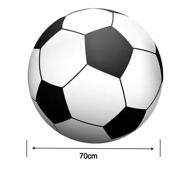 Thickened PVC Inflatable Soccer Ball - Outdoor Water Game and Beach Football