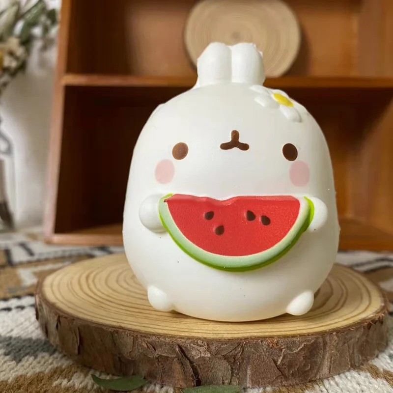 NEW Cute Chick Rabbit Strawberry Jumbo Squishy - Kawaii Animal Slow Rising Stress Ball for Adults