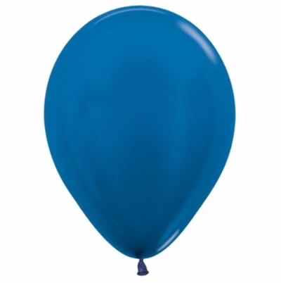 Balloons - Metallic Pearl Sapphire Blue - Pack of 25