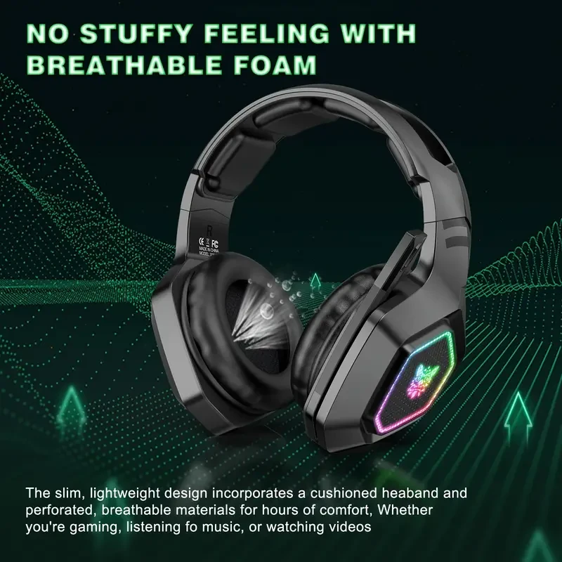 Wireless 5.0 Tri-Mode ONIKUMA Gaming Headset B100