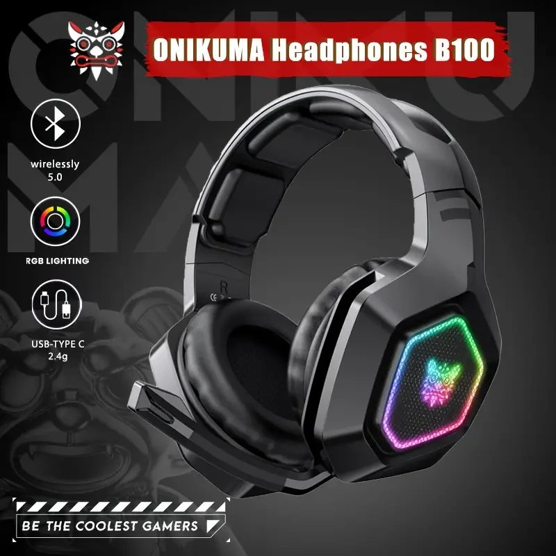 Wireless 5.0 Tri-Mode ONIKUMA Gaming Headset B100