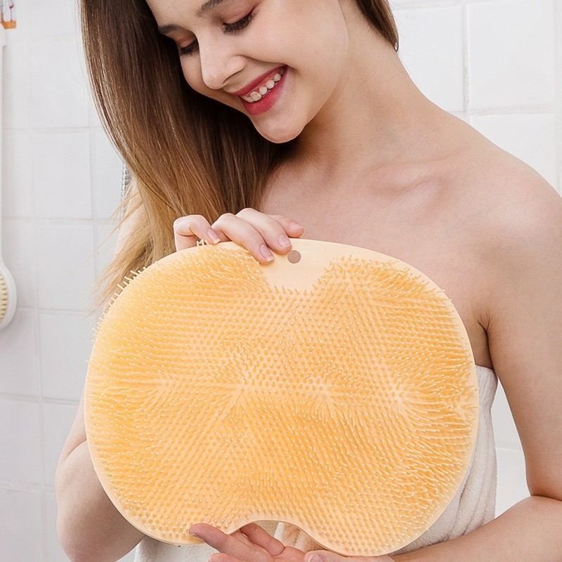 Wall Mounted Back Scrubber Shower Massage Pad