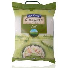 RICE BASMATI ROZANA 5KG 4s (DAAWAT)