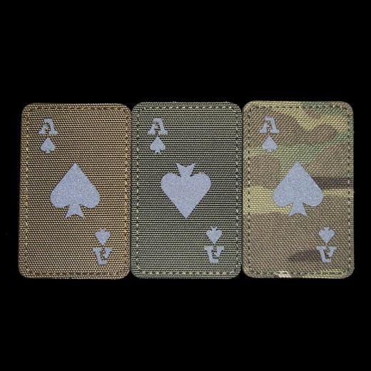 Outdoor Luminous Spade Camouflage Tactical Velcro