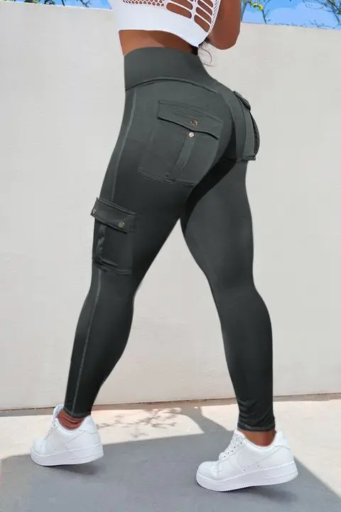 Chic Pocketed High-Rise Leggings