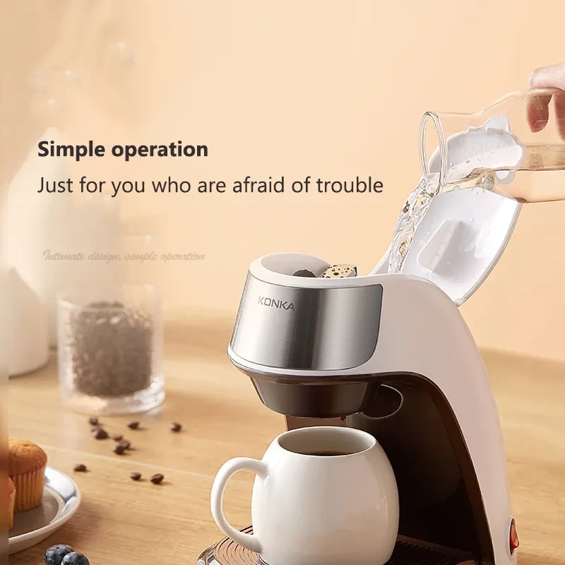 Fully Automatic Home Office Mini American Small Portable Coffee Maker