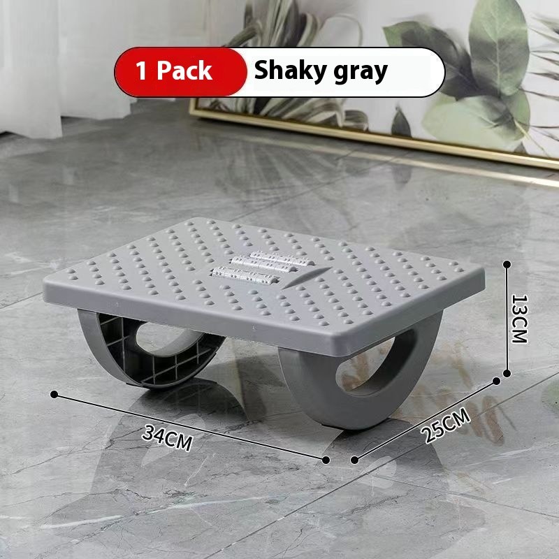 Ergonomic Under-Desk Foot Rest with Massage Rollers Portable Foot Stool