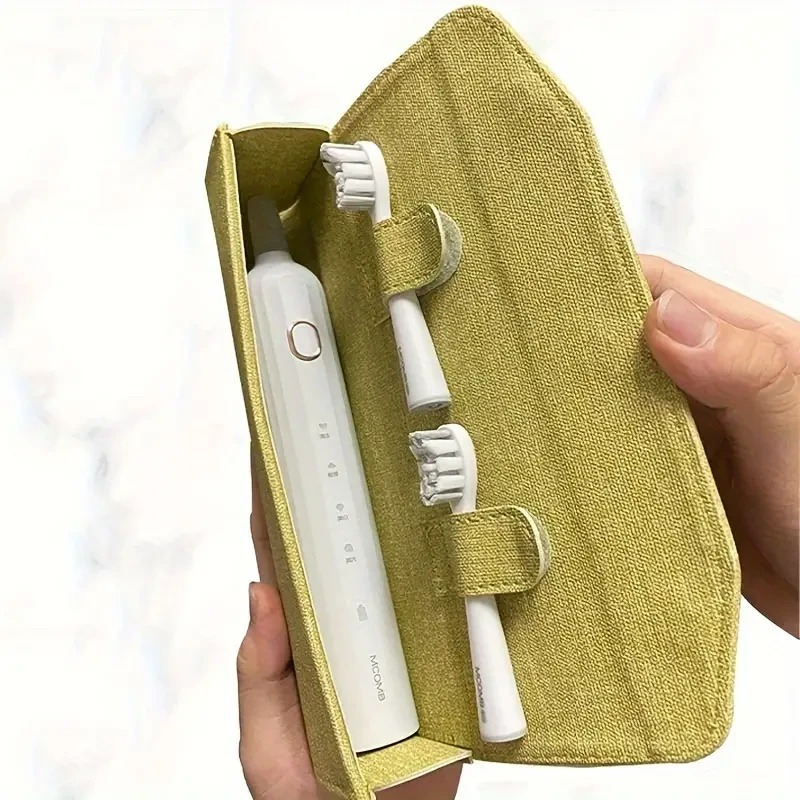 Portable Electric Toothbrush Storage Case, Travel Toothbrush Holder, Universal Fit Protective Cover, Durable Fabric Pouch