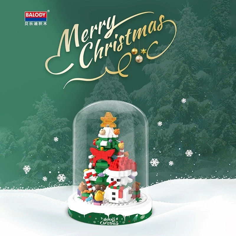 Christmas Day Bricks Christmas Gifts Nano Block Christmas Gift Christmas Tree Christmas Toys Boys Girl Christmas Gifts