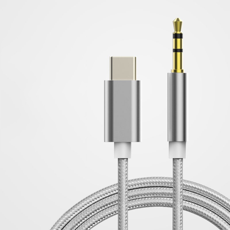 USB Type-C to 3.5mm Aux Audio Adapter Headphone Jack Cable for Samsung