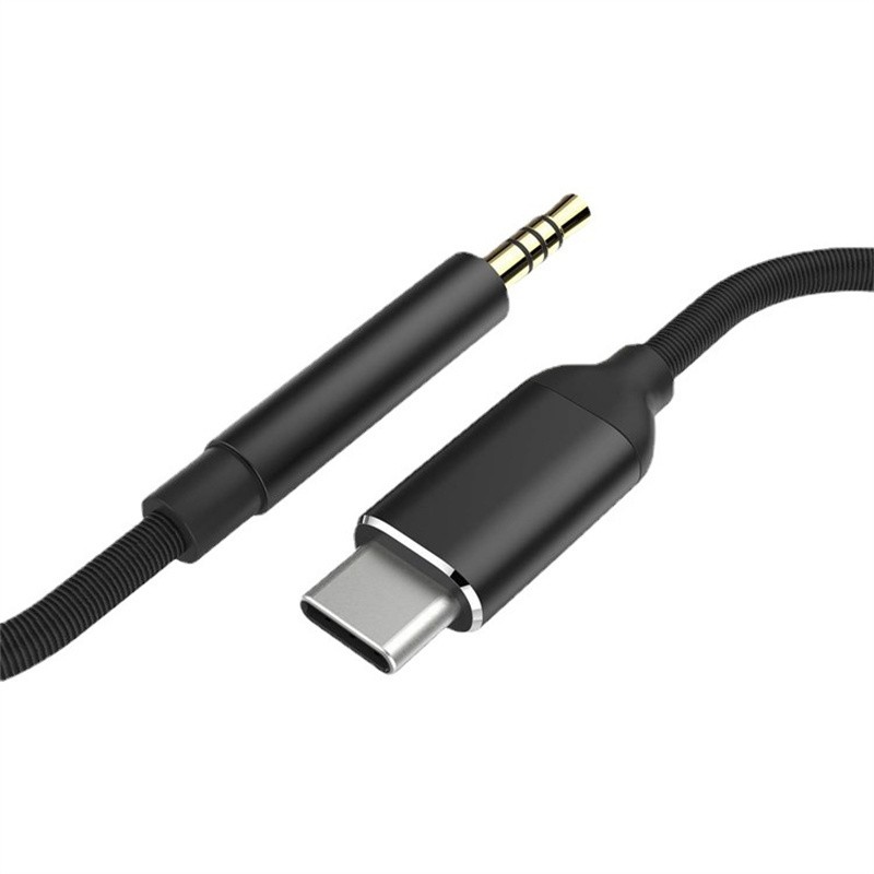 USB Type-C to 3.5mm Aux Audio Adapter Headphone Jack Cable for Samsung