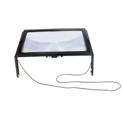 UltraBright A4 Desktop Magnifying Glass with LED Lights