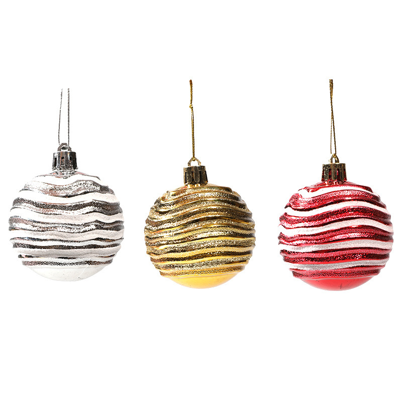 6cm Decorative Special-shaped Ball Christmas Tree Decoration Props