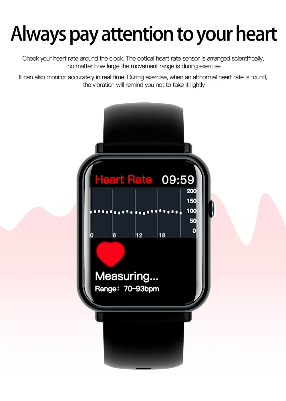 Zinc Alloy Smart waterproof watch