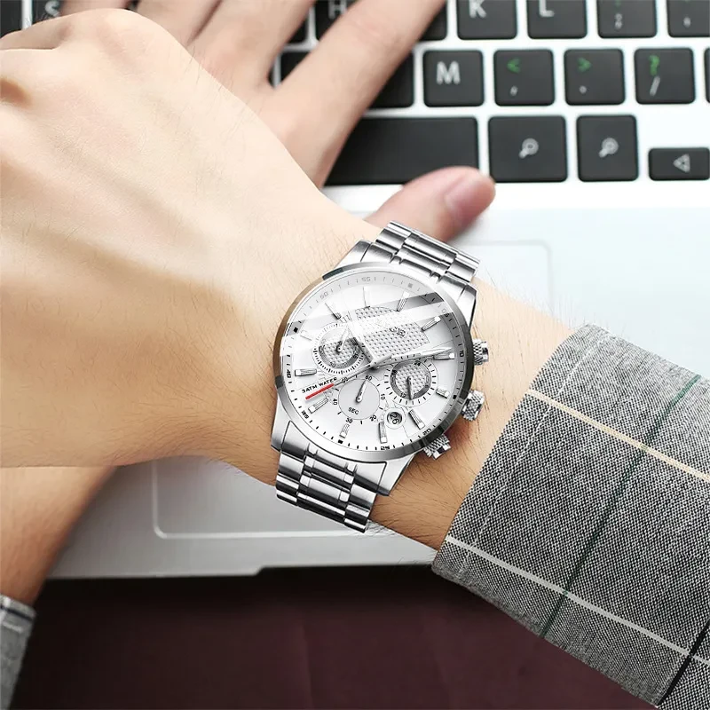 Men Fashion Sport Quartz Clock Watch