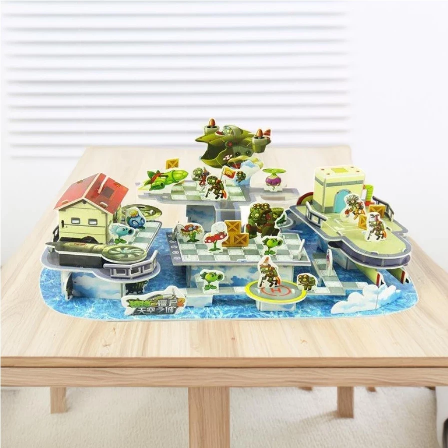 Puzzle 3d Plant VS Zombies "Sky City"