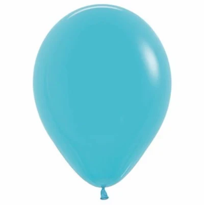 12cm Fashion Caribbean Blue Latex Balloons - Pack of 50