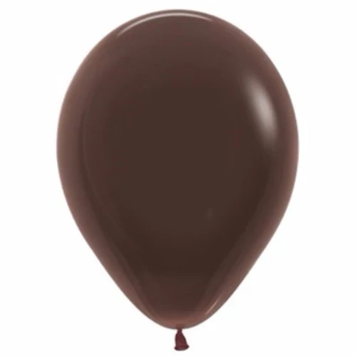 12cm Fashion Chocolate Latex Balloons - Pack of 50