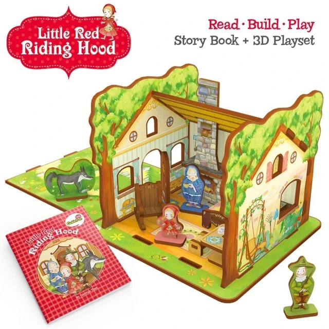 Little Red Riding Hood E1601h - 3D Puzzle