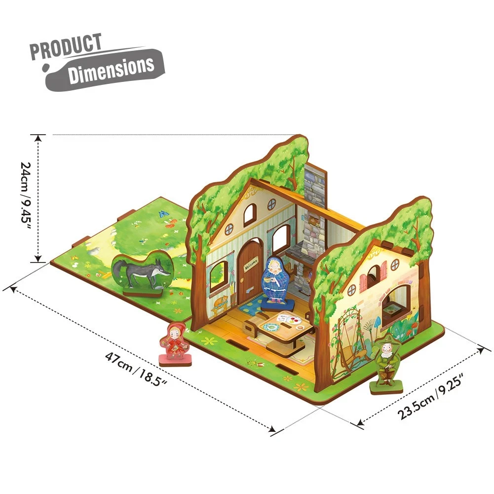 Little Red Riding Hood E1601h - 3D Puzzle