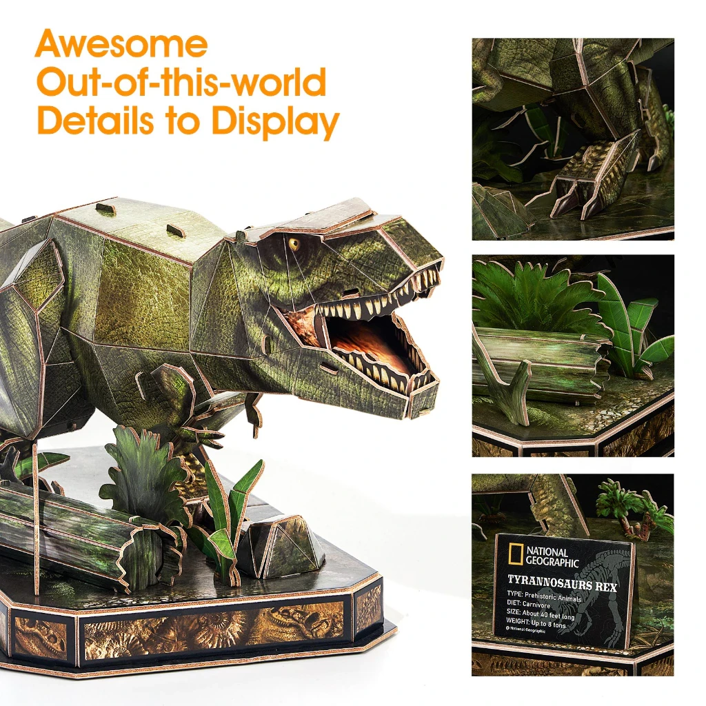 National Geographic Tyrannosaurus Rex (T-Rex) - 3D