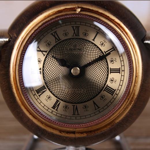 Bedroom Retro Airplane Clock Ornament Decoration