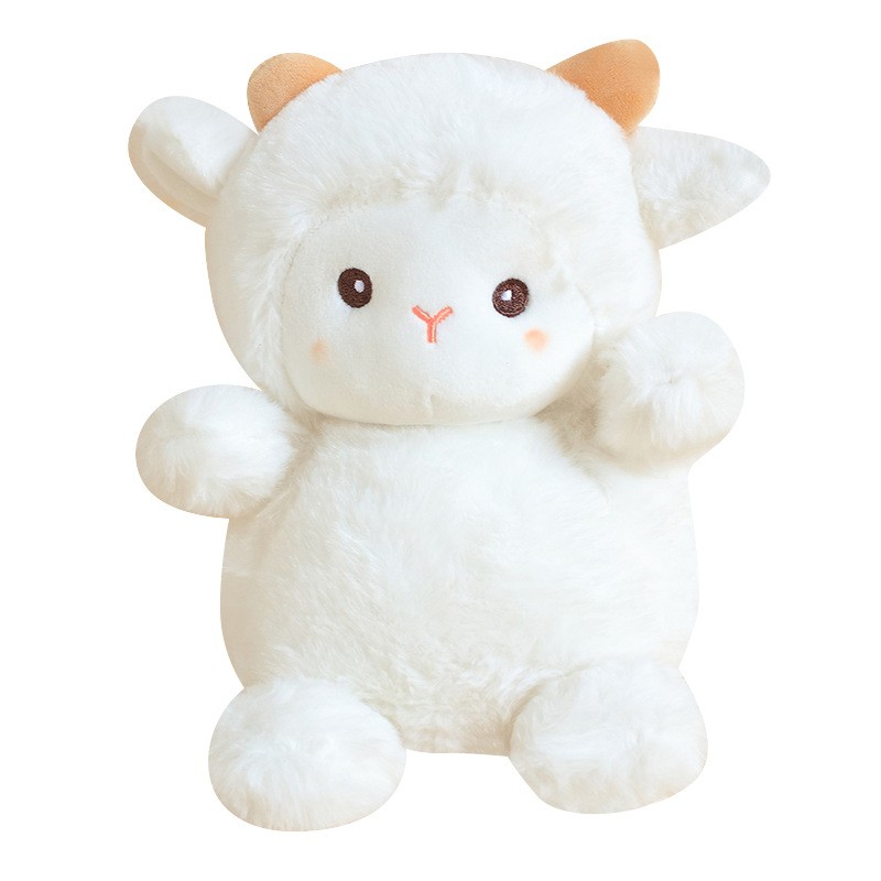 23CM Super Cute Sheep Plush Dolls - Kawaii Rabbit and Alpaca Stuffed Animal Pillow