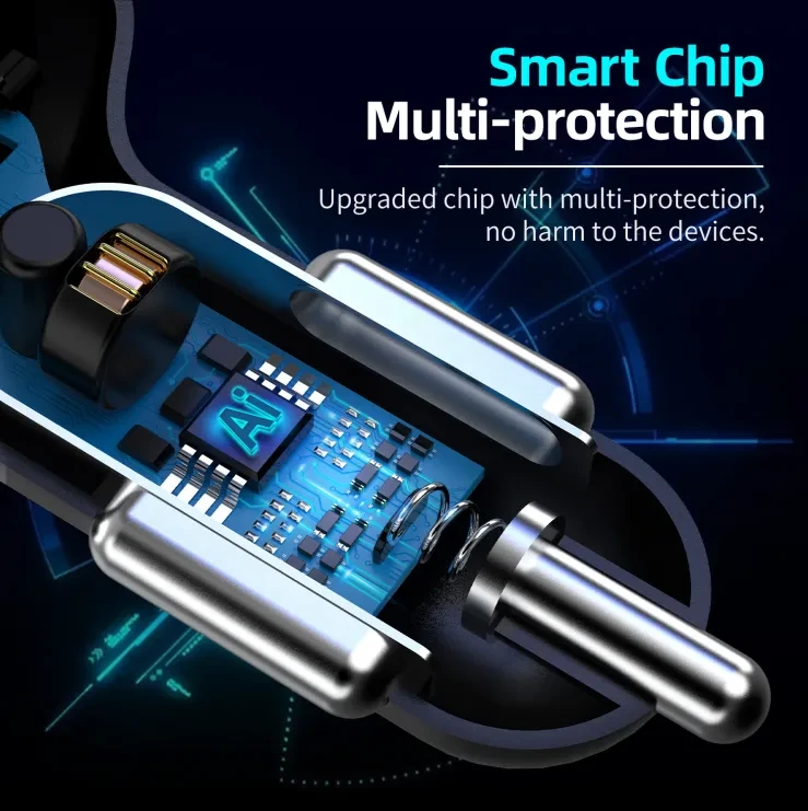 4 in 1 Fast Charge Car Charger