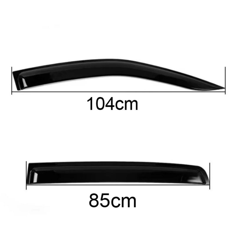 Ford Ranger Window Visors Deflectors Rain Guards