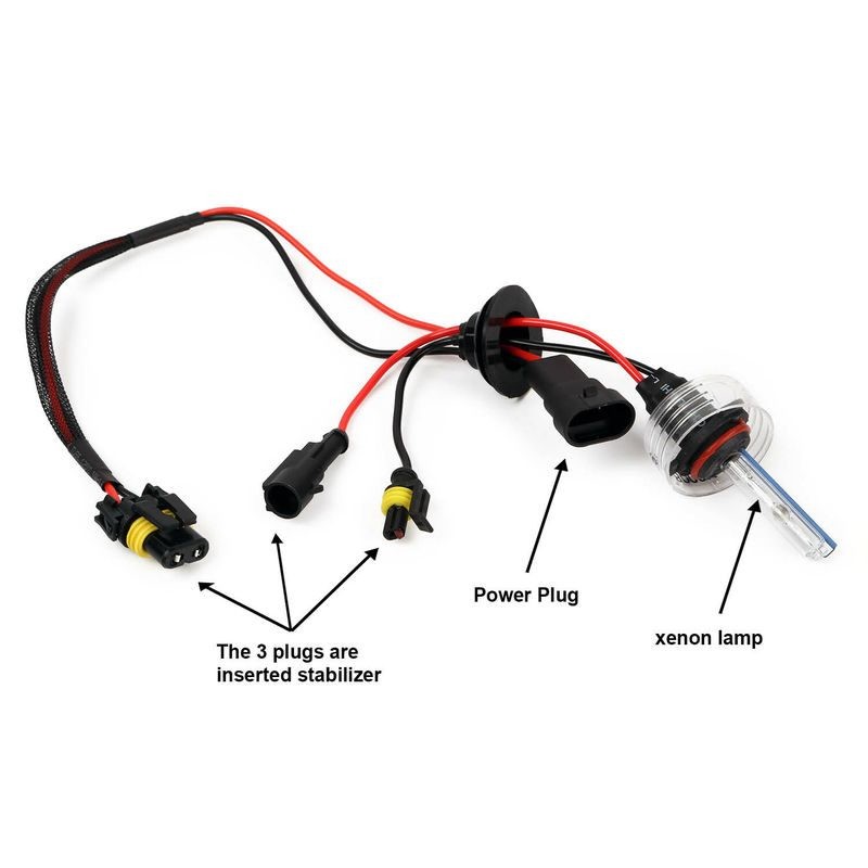 2pcs 9006 Xenon Super Vision Hid Head Lamp