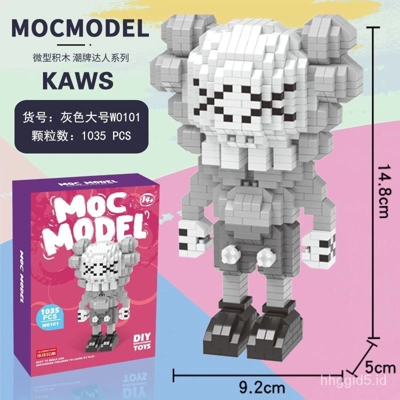 Nano Block Black Black Blick Formulation Children Toy Bricks Puzzle