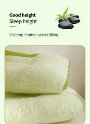 Memory Cotton Bamboo Charcoal Pillow Core  Sleep Aid for Cervical Spine Protection